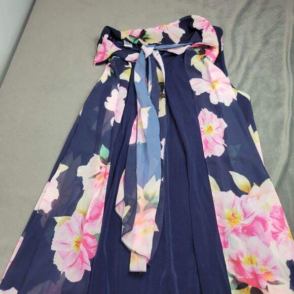 Floral Sleeveless Maxi Dress By Signature Robbie Bee XL Polyester & Spandex N - Picture 8 of 12